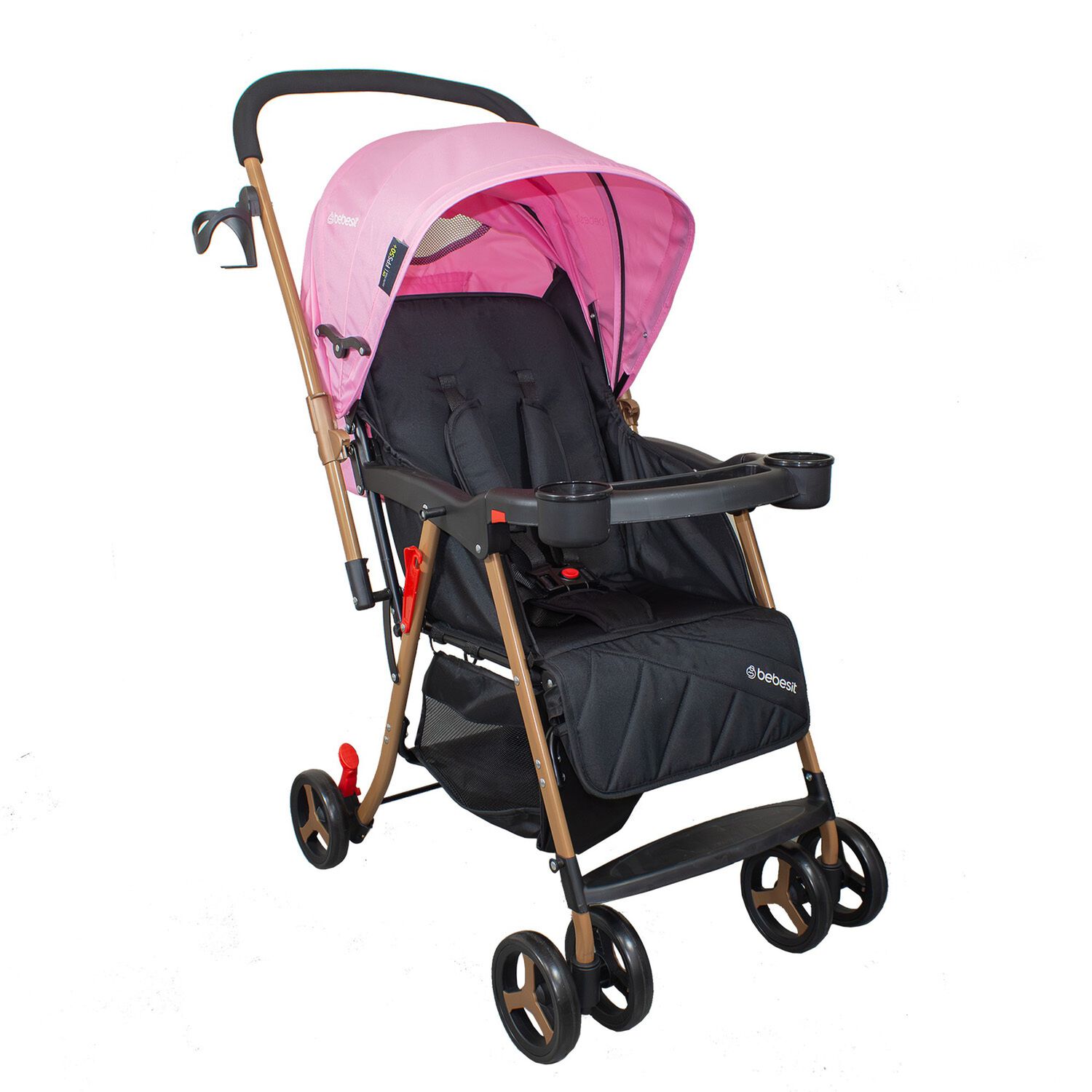 Coche Paseo Twister Gold Rosado image number 0.0